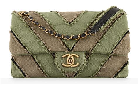 chanel canvas patchwork flap bag